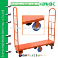 warehouse steel narrow aisle platform truck